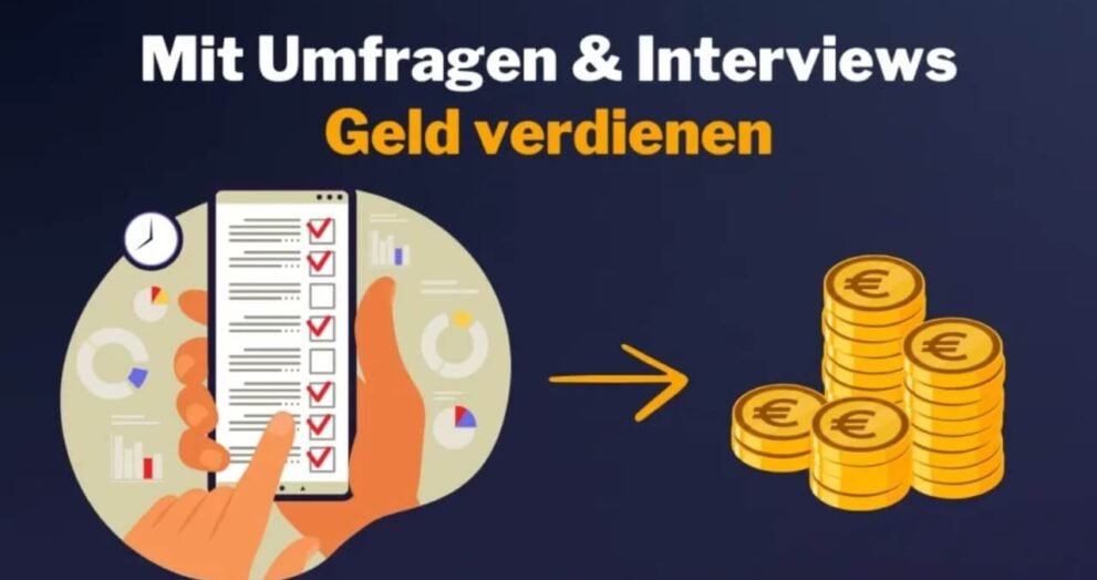 Mit umfragen geld verdienen